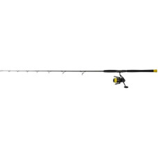 Kitul Black Cat Hard Core Vertical Rod Combo 1.80m/240g + Mulineta Black Passion FD 50