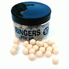 Ringers White Pop-up Boilies - 10mm