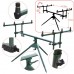 Rodpod foarte robust din aluminiu pentru 4 lansete crap.